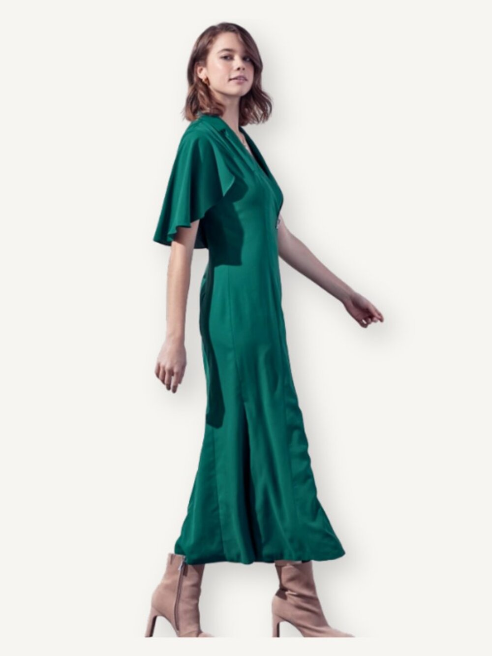 NWT Reveuse Emerald Green 'The Catherine' Cocktail Dress S, M, L